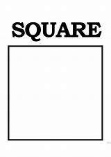 Coloring Square Shapes Indiaparenting sketch template