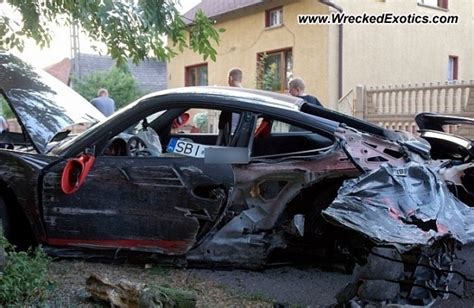 Porsche 911 Gt3 Wrecked Pszow Poland