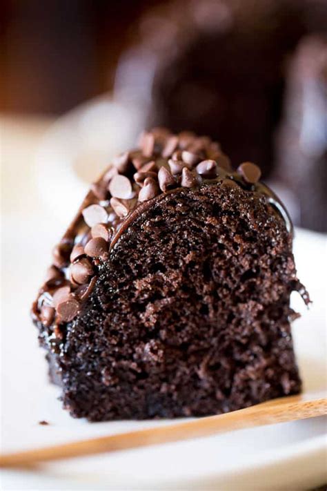 Even if you don't love oreos you will love this double chocolate oreo bundt cake. Triple Chocolate Bundt Cake - Dinner, then Dessert