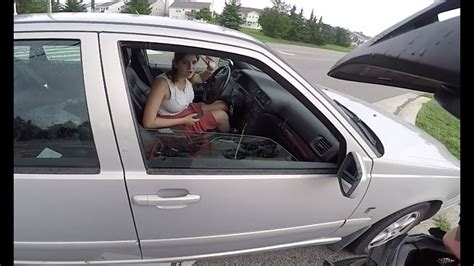 Cute Girl Breaks Her Car Youtube