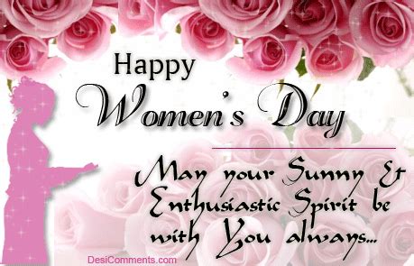 International women's day (iwd) is celebrated on 8 march every year around the world. Happy Women's Day - DesiComments.com