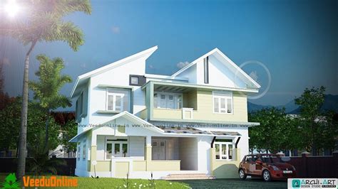 1650 Sq Ft Double Floor Modern Kerala Beautiful Home Designs Veeduonline