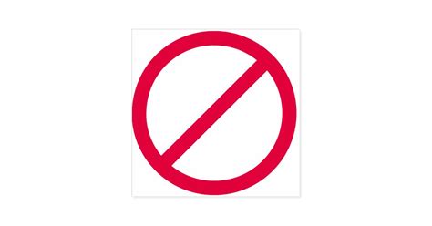 Do Not Anti Red Circle With Slash Symbol Self Inking Stamp