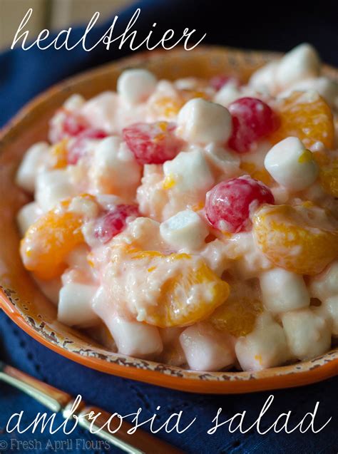 Best of all, this recipe can be whipped up in 15 minutes or less! Healthier Ambrosia Salad