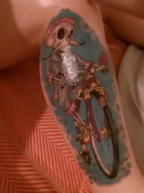 My Brand New Gentleman Cyclist Tattoo Very Satisfied With The