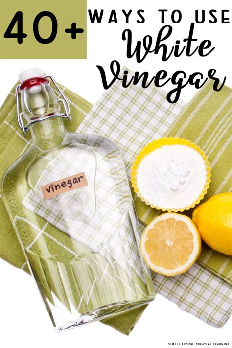 Ways To Use White Vinegar