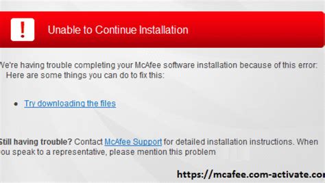 How To Resolve Mcafee Download Error My Daily Activities