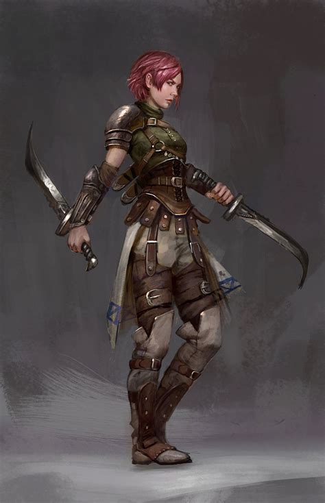 Rogue Assassin Timothy Kong Female Rogue Female Fantasy Characters