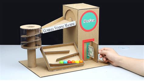 How To Make A Cardboard Gumball Machine
