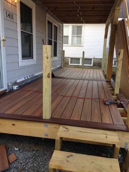 How To Trim 6x6 Deck Posts With Lateral Cross Bracing Carpentry