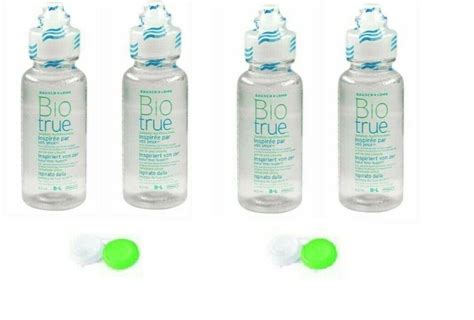 Biotrue Bio True 4 X 60ml Travel Pack Contact Lens Solutions Ebay