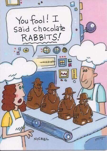 Pin By Kevin Casto On Easter Humor Easter Humor Chocolate Rabbit