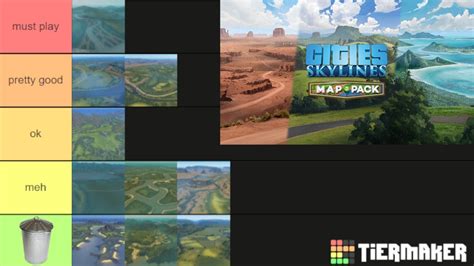 Cities Skylines Map Pack 2 Tier List Youtube