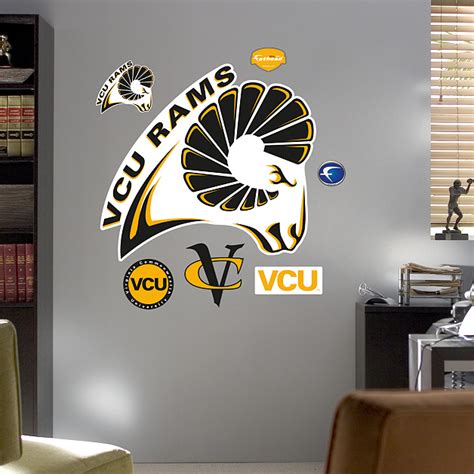 Shop Vcu Rams Wall Decals And Graphics Fathead College Sports