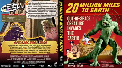 20 Million Miles To Earth Movie Blu Ray Custom Covers