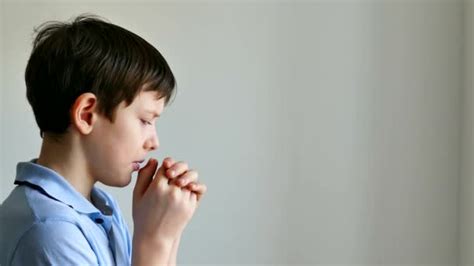 Boy Teenager Praying Belief In God ⬇ Video By © Maxximmm1 Stock Footage