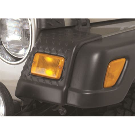 Rugged Ridge 1165020 Front Fender Guards For 97 06 Jeep Wrangler Tj