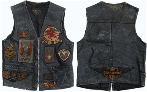 Harley davidson patches on a vintage levis xl jacket. harley davidson patch vest | Harley davidson leather ...