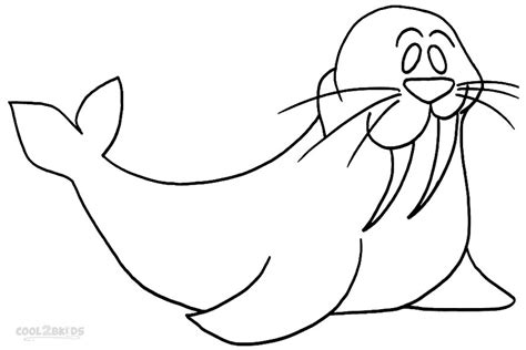 This is because they do not feed on fish and invertebrates, but prey on benthic mollusks, so it does not matter if the eyes are good or not. Printable Walrus Coloring Pages For Kids | Cool2bKids