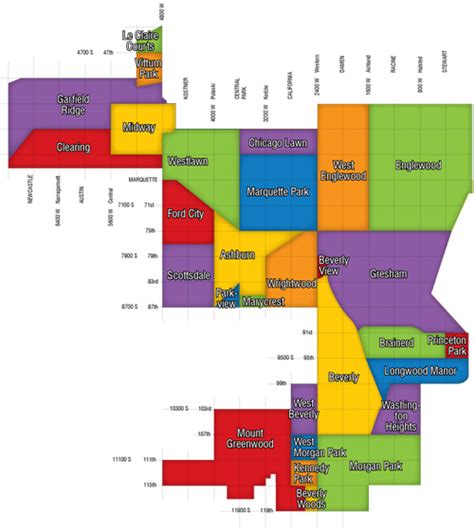 Chicago Neighborhood Map Dream Town Realty