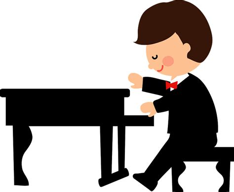 Boy Is Playing Piano Clipart Free Download Transparent Png Creazilla