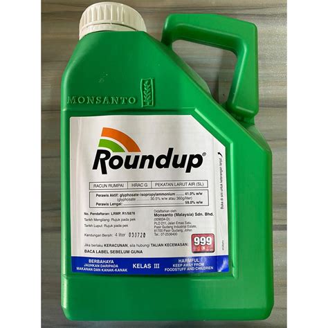 Kami dari #teampotonglincin menyediakan khidmat potong rumput, potong semak belukar, racun dan tebas rumput. ROUNDUP 4 LITER GLYPHOSATE 41% / RACUN RUMPUT | Shopee ...