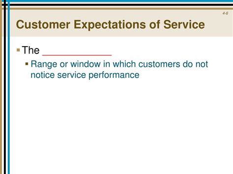 Ppt Customer Expectations Of Service Powerpoint Presentation Free