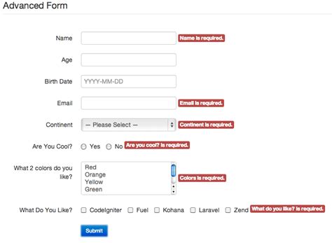 13 Jquery Validation Plugins That Are Useful Templates Perfect