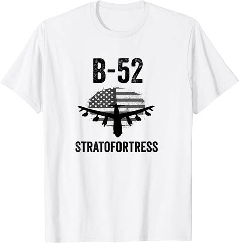 B 52 Bomber Stratofortress Us Flag T Shirt Clothing