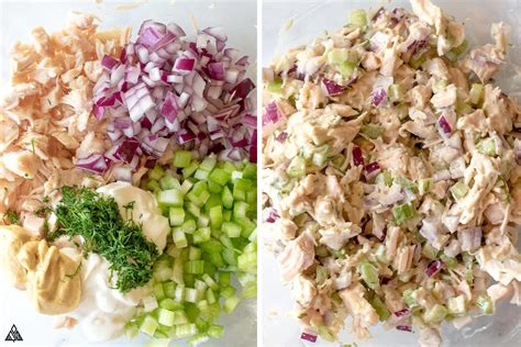 Drain your canned chicken in the sink and add canned chicken breast chunks to bowl, and shred with a. Canned Chicken Salad - Little Pine Low Carb