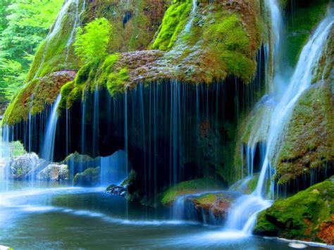 Bigar Cascade Falls Beautiful Waterfall In Caras Severin Romania