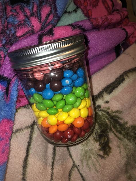 Just Skittles In A Jar Organized By Color🤙🏼 Aesthetic Collage 3rd