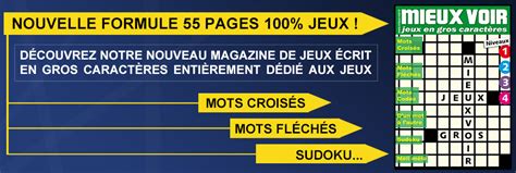 Le bouton r sur chacune des pages de mots fléchés permet d'obtenir les réponses. Mots Croisés et Mots Fléchés en Gros Caractères - mieux ...