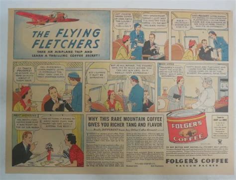 Folger S Coffee Ad The Flying Fletchers Airplane Trip From S