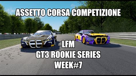 Assetto Corsa Competizione LFM GT3 Rookie Series YouTube
