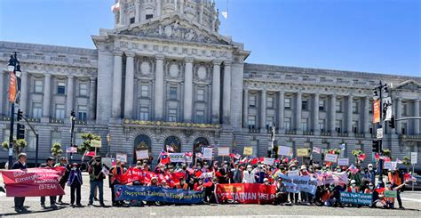 Taiwanese In California Gather To Support Taiwan Joining Wha