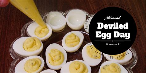 November 2 2014 National Deviled Egg Day Daylight Saving Time Ends