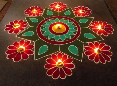 Brighten Up Your Home This Diwali With These 20 Easy To Do Rangoli Designs