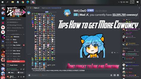 Tips And Tutorial How To Get More Cowoncy Owo Bot Discord Youtube