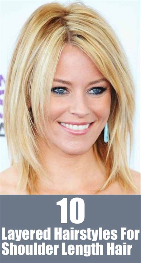 Top 10 Layered Hairstyles For Shoulder Length Hair Sexy