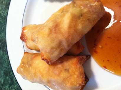 Remove from the baking sheet and serve hot with your favorite dipping sauce. Baked Eggrolls | Tasty Kitchen: A Happy Recipe Community!