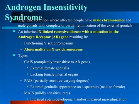 Rare Case Of Androgen Insensitivity Syndrome Ppt