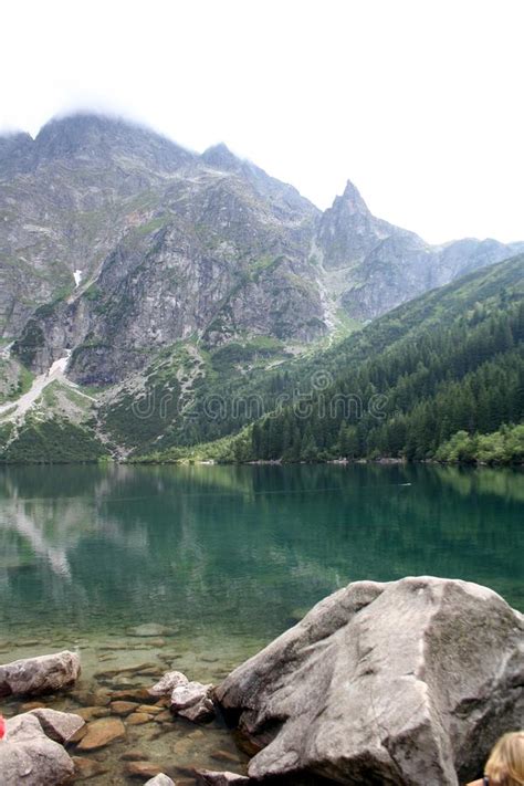 Lake In Mountains Morskie Oko Sea Eye Lake Is The Most Popular Place