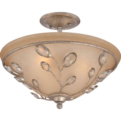 2020 popular 1 trends in lights & lighting, tools, home & garden with semi flush ceiling lights and 1. Quoizel WSY1716IF Italian Fresco Wesley 3 Light 16" Wide ...