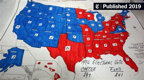 1976 Electoral College Map