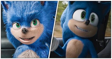 Sonic Hedgehog Redesign Before After
