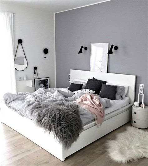 The Variation Of Textures Make This Minimalist Gray Bedroom Pop — Homebnc