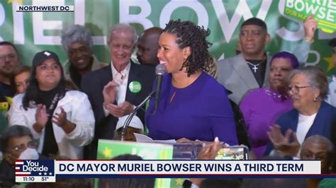DC Mayor Muriel Bowser Wins Third Term FOX DC YouTube