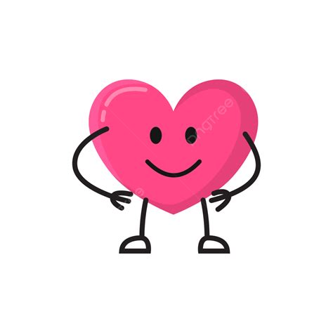 Cute Cartoon Heart Cute Cartoon Heart Png And Vector With