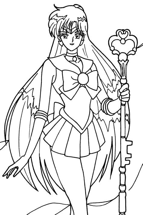 Sailor Moon Coloring Pages Animecoloringpagescom